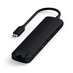 Hub Multipuerto USB-C Satechi Slim 7 en 1 - Negro