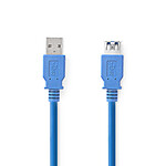 Cable de extensión USB 3.0 de Nedis - 3 m