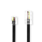 Nedis Cable de telecomunicaciones RJ11 a RJ45 5m (Negro)