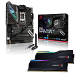 ASUS ROG STRIX Z690-F GAMING WIFI + G.Skill Trident Z5 RGB 32 Go (2 x 16 Go) DDR5 6000 MHz CL36