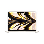 Apple MacBook Air M2 13 pouces (2022) Lumière stellaire 8Go/256 Go (MLY13FN/A) - Reconditionné