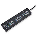 MCL Hub 10 ports USB-A 3.0 - Noir