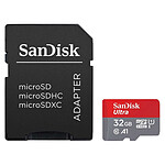 SanDisk Ultra microSDHC 32 Go + Adaptateur SD (SDSQUA4-032G-GN6MA)