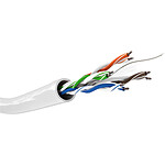 Goobay Cable LAN Mono Cat 6 U/UTP 100 m (Blanco)