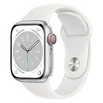 Apple Watch Series 8 GPS Cellular Aluminum Blanc Sport Band 41 mm
