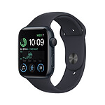 Correa deportiva de aluminio medianoche para el Apple Watch SE (2022) de 44 mm