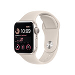 Apple Watch SE GPS (2022) Starlight Aluminium Bracelet Sport Starlight 40 mm