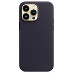 Apple Leather Case with MagSafe Encre violette Apple iPhone 14 Pro Max