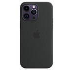 Funda de silicona Apple con MagSafe Medianoche iPhone 14 Pro Max