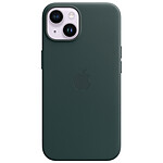 Apple Leather Case with MagSafe Vert forêt Apple iPhone 14