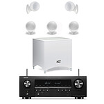 Denon AVC-S660H + Cabasse Alcyone 2 Pack 5.1 Blanc
