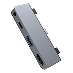 Hyper Hub USB Type-C HyperDrive 4-en-1 pour iPad Pro/Air - Gris