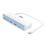 Hyper Hub USB-C 6-en-1 HyperDrive pour iMac 24" - Blanc