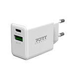 PORT Connect Chargeur Secteur Combo USB-C Power Delivery / USB-A