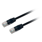 Textorm RJ45 CAT 5E UTP cable - male/male - 2 m - Black