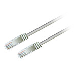 Textorm Câble RJ45 CAT 5E UTP - mâle/mâle - 0.5 m - Blanc