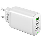 Goobay Chargeur rapide Multiport USB-C 65W (blanc)