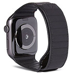 DECODED Bracelet Silicone Magnétique Noir Apple Watch 42/44/45 mm