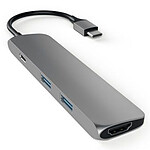 SATECHI Multipuerto Slim USB-C Plata