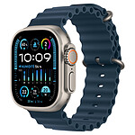 Apple Watch Ultra 2 GPS + Cellular Caja de titanio Correa azul océano 49 mm
