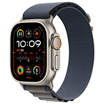 Apple Watch Ultra 2 GPS + Cellular Caja de titanio Azul Alpine Loop 49 mm - L