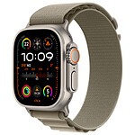 Apple Watch Ultra 2 GPS + Cellular Caja de titanio Oliva Alpine Loop 49 mm - M