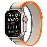 Apple Watch Ultra 2 GPS + Cellular Titanium Case Orange/Beige Trail Loop 49 mm - S/M