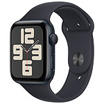 Apple Watch SE GPS (2023) Midnight Aluminium Bracelet Sport Band Midnight 44 mm - S/M