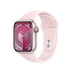Apple Watch Series 9 GPS + Cellular Aluminium Rose Bracelet Sport Band S/M 41 mm