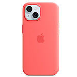 Funda de silicona con MagSafe Guava Apple iPhone 15