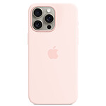 Apple Silicone Case with MagSafe Rose Pâle Apple iPhone 15 Pro Max