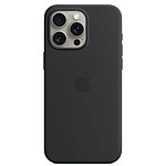 Apple Silicone Case with MagSafe Noir Apple iPhone 15 Pro Max