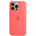 Custodia Apple in silicone con MagSafe Guava per Apple iPhone 15 Pro Max