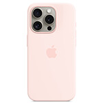 Custodia Apple in silicone con MagSafe Rosa chiaro per Apple iPhone 15 Pro