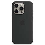 Apple Silicone Case with MagSafe Noir Apple iPhone 15 Pro