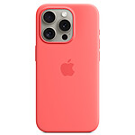 Funda de silicona con MagSafe Guava Apple iPhone 15 Pro