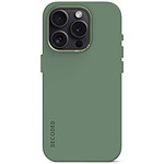 DECODED Coque Silicone Vert iPhone 15 Pro