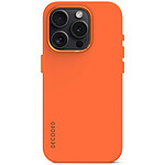 DECODED Coque Silicone Abricot iPhone 15 Pro