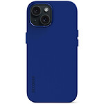 DECODED Coque Silicone Bleu iPhone 15