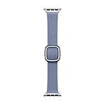 Apple Bracelet Boucle Bleu lavande moderne pour Apple Watch 41 mm - M