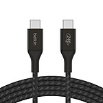 Cable USB-C a USB-C 240W de Belkin - Reforzado (Negro) - 1 m