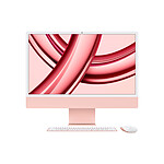 Apple iMac M3 (2023) 24" 16 Go 512 Go Rose (MQRD3FN/A-16GB-512GB-LAN-MKPN)