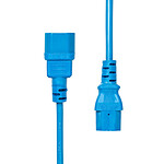 Cable de alimentación Proxtend IEC C13 a IEC C14 - Azul - 1 m