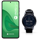 Motorola Moto G84 5G Gris Pétrole + Moto Watch 100