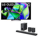 LG OLED77C3 + S95QR