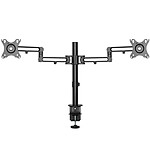 Eaton Tripp Lite Double Bras flexible à mouvement complet pour écrans de 13" à 27"