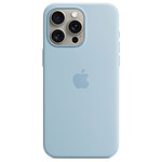 Funda de silicona con MagSafe azul claro Apple iPhone 15 Pro Max