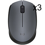 Logitech M170 Wireless Mouse (Grey) (x3)