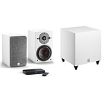 Dali Oberon 1 C Blanc + Sound Hub Compact + SUB C-8 D Blanc
