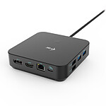 i-tec USB-C HDMI Dual DP Docking Station + Power Delivery 100W + Chargeur universel 100W
